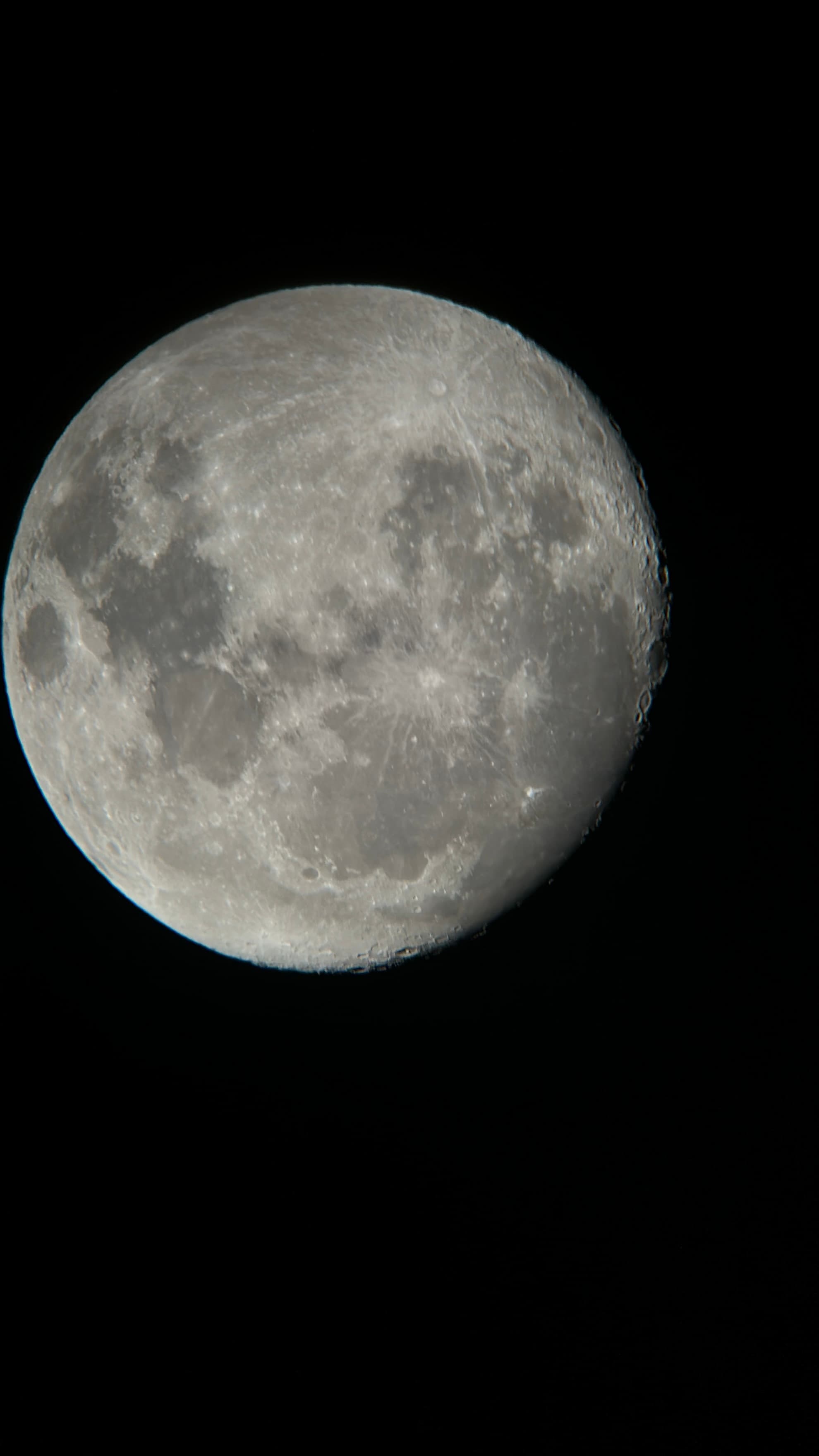 Full Moon through a telescope