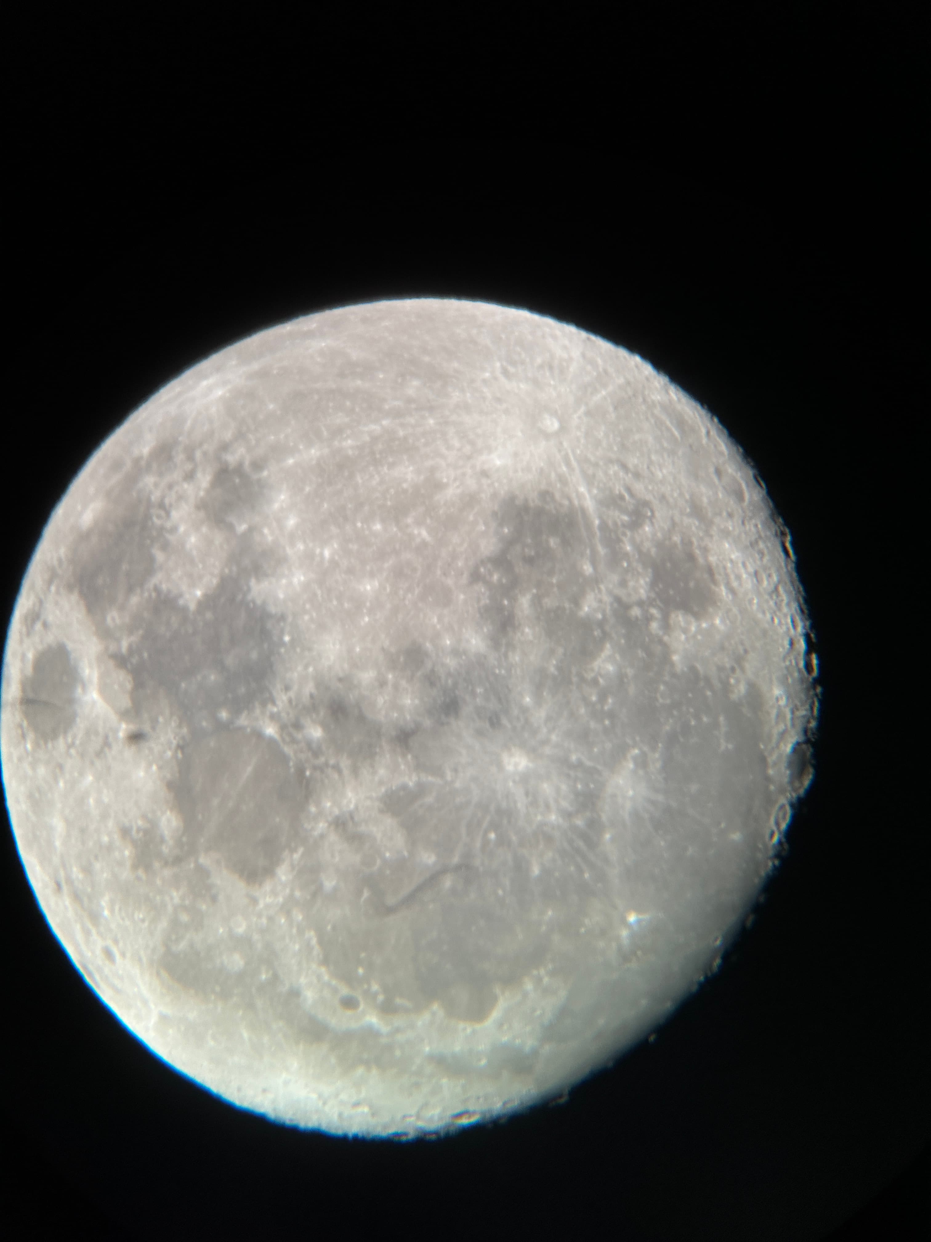 Bright lunar disc detail