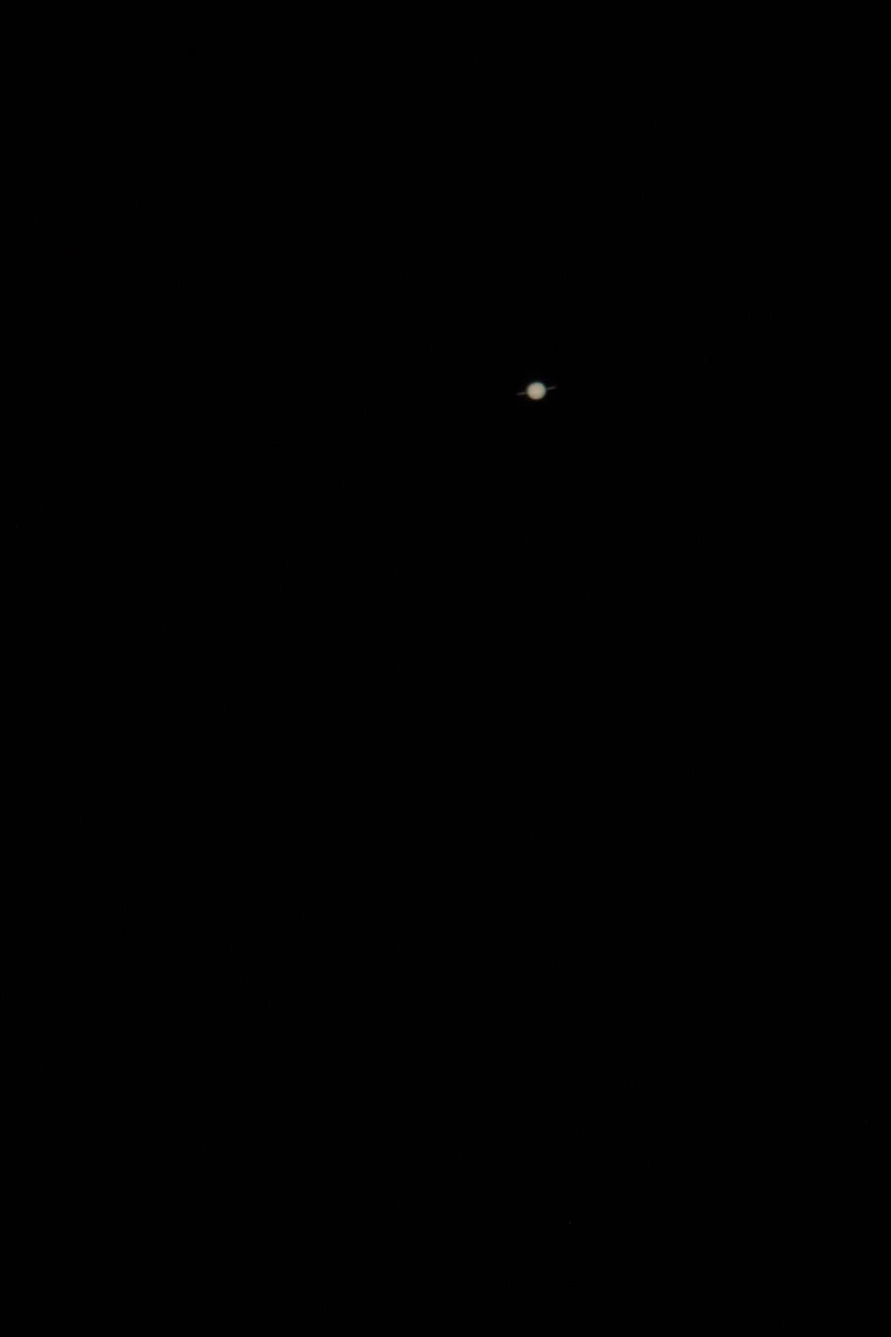 Saturn through a telescope